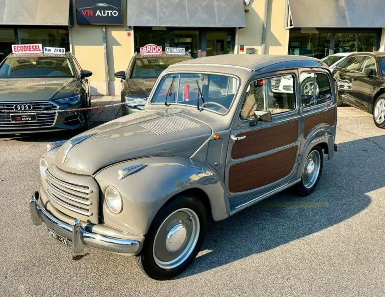 Fiat 500C Cabrio TOPOLINO / GIARDINETTA – targhe NERE